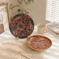 Bohemian Mandala Ceramic Dinnerware Collection